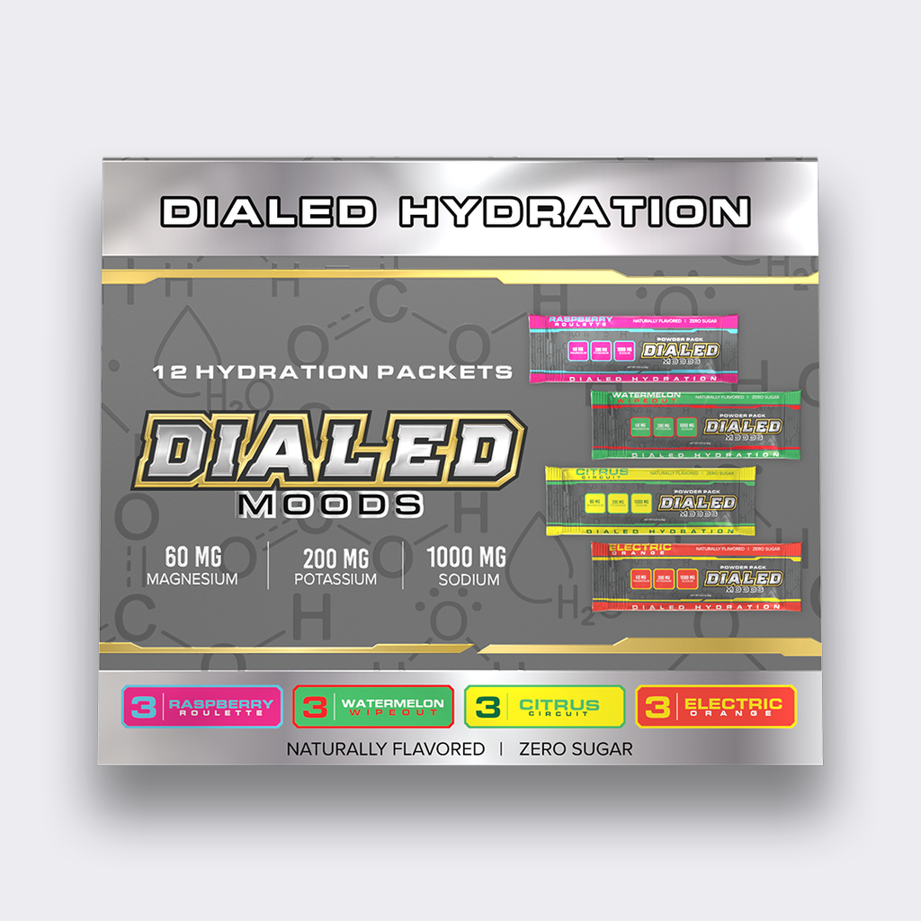 Dialed Moods Electrolyte Hydration Variety Flavor Pack