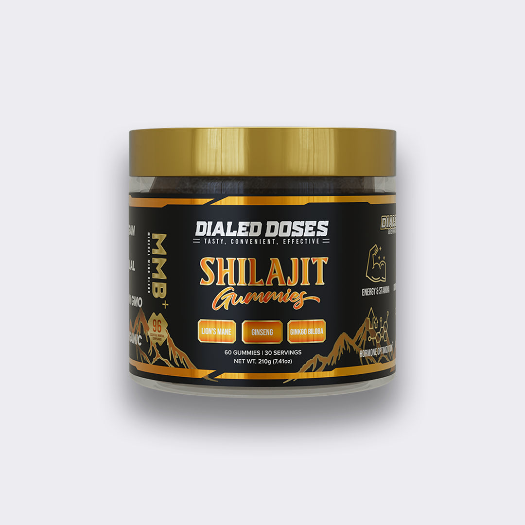 Dialed Moods Shilajit, Sea Moss Gummies & Hydration Variety 12 pack Bundle