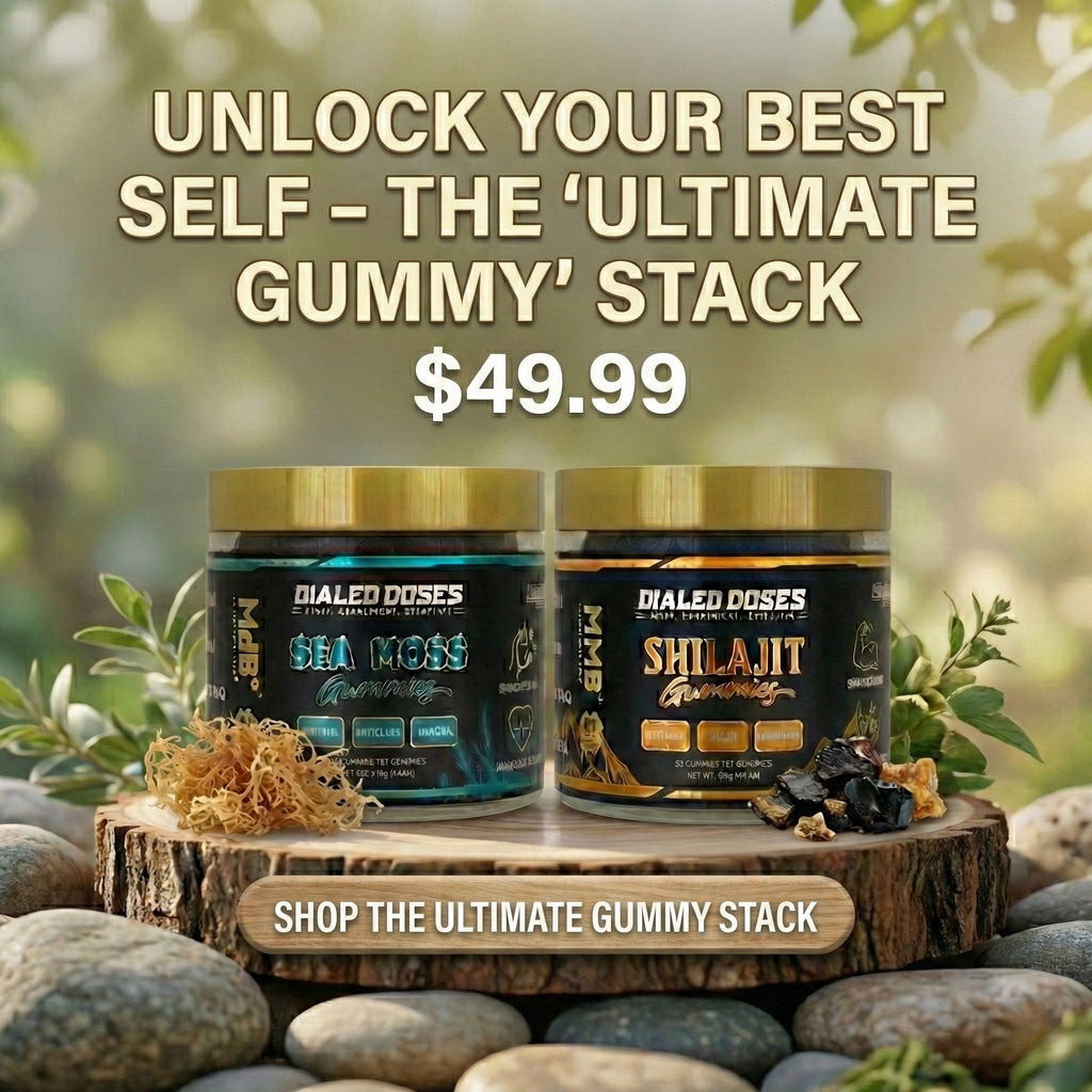 Dialed Moods Sea Moss & Shilajit Gummies Bundle